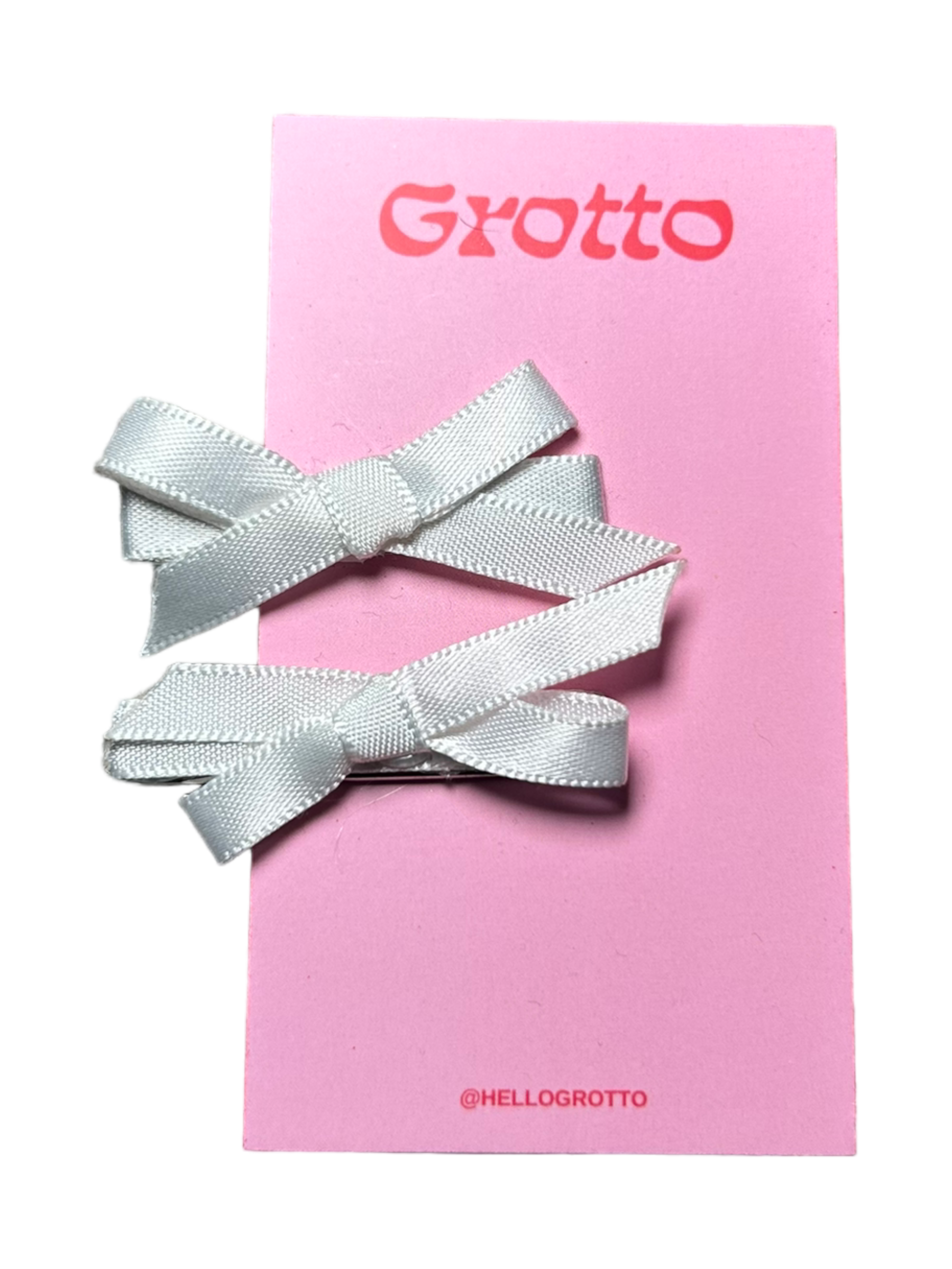Bow Clips | White